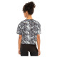 Be Nation Γυναικεία κοντομάνικη μπλούζα Printed Crop Top